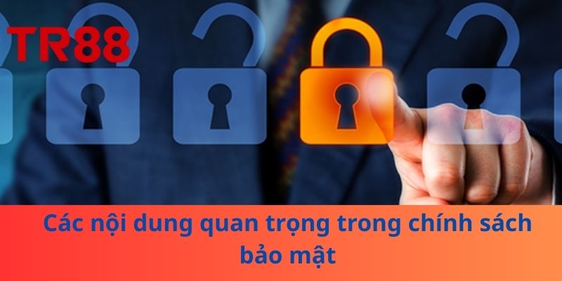 Chính Sách Bảo Mật: Vũ Khí Bảo Vệ Thông Tin Của Anh Em 2 Các nội dung quan trọng trong chính sách bảo mật